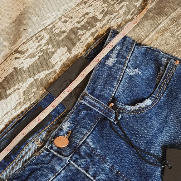 BLUE REVIVAL Women's Sienna Mid-Rise Skinny Jeans Milan Medium Wash Size 27 New - Picture 13 of 16